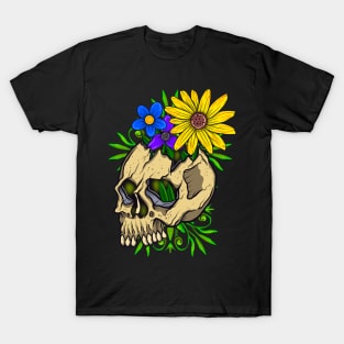 Floral skull T-Shirt